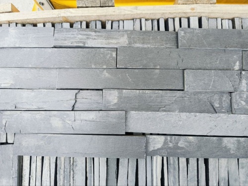 Плитка чёрная из натурального камня фасадная 30 см * 5 см, толщина 7 мм -30 мм купить в Владикавказе