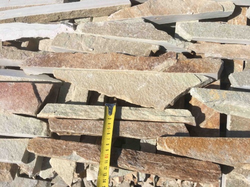 Горбушка златолит золотистый для облицовки купить в Владикавказе