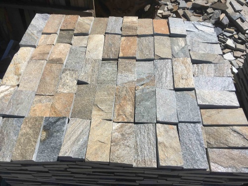 Плитка пилёная златолит Уральский для цоколя, отмостки купить в Владикавказе