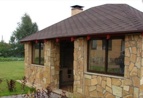 Плитняк златолит жёлтый для фасада 1,5-3 см купить в Владикавказе