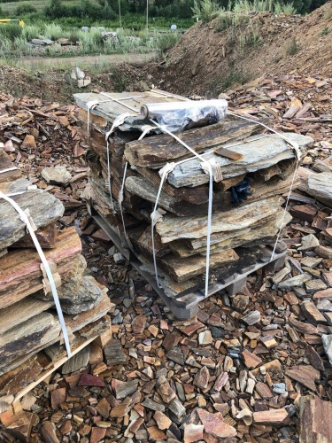 Плитняк кора дерева 50-100мм для пошаговых дорожек купить в Владикавказе