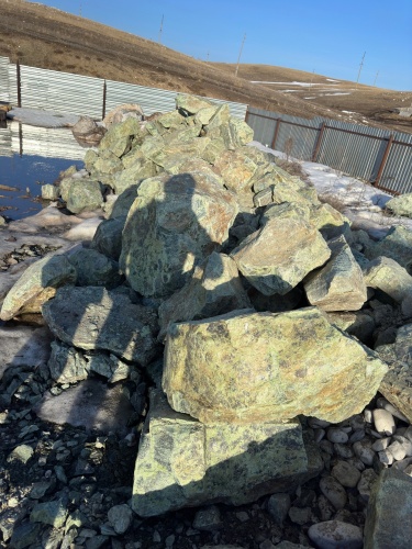Камни для ландшафтного дизайна зелёные 10-60 килограмм купить в Владикавказе