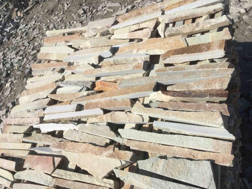 Горбушка златолит золотистый для облицовки купить в Владикавказе