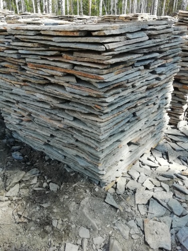 Плитняк златолит Уральский для цоколя, отмостки купить в Владикавказе